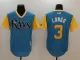 MLB Tampa Bay Rays #3 Longo All Rise Blue Pullover Jersey