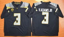 NCAA Oregon Duck Vernon Adams Jr #3 Black Jersey