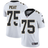 NFL New Orleans Saints #75 Peat White Vapor Limited Jersey