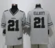 Nike Dallas Cowboys 21 Elliott Nike Gridiron Gray II Limited Jersey