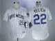 MLB Milwaukee Brewers #22 Yelich White Elite Jersey