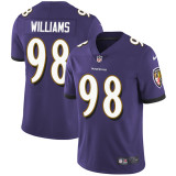 NFL Baltimore Ravens #98 Williams Purple Vapor Limited Jersey