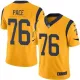 NFL Los Angeles Rams #76 Pace Yellow Vapor Limited Jersey