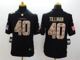 NEW Arizona Cardinals #40 Pat Tillman Black NFL Limited Salute to Service Jersey