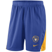 Mens Milwaukee Brewers Nike Royal Franchise Performance Shorts