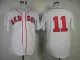 MLB Boston Red Sox #11 Clay Buchholz White Jersey