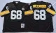 NFL Pittsburgh Steelers #68 Greenwood Black Throwback Jersey