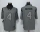 Nike Houston Texans 4 Watson Gridiron Gray Limited Jersey