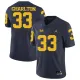 NCAA Michigan Wolverines #33 Charlton D.Blue Football Jersey