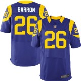 Nike Los Angeles Rams #26 Mark Barron Elite Blue Jersey