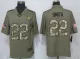 New Nike Minnesota Vikings 22 Smith Olive Camo Carson Salute to Service Limited Jersey