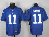 Nike New York Giants #11 Stmms Blue Elite Jersey