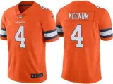 Men Broncos #4 Keenum Orange Stitched Color Rush Limited Jersey