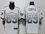 NEW Nike Oakland Raiders 89 Cooper Drift Fashion White Elite Jersey