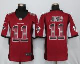 New Nike Atlanta Falcons 11 Jones Red Strobe Limited Jersey