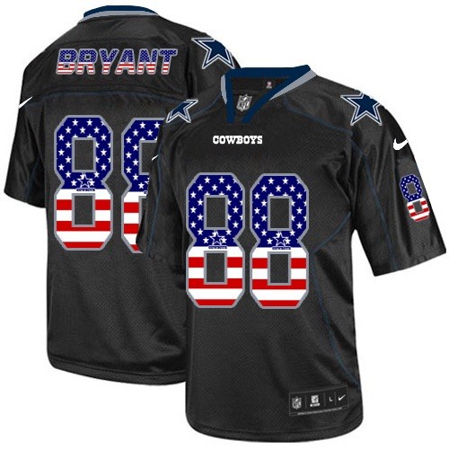 NFL Dallas Cowboys #88 Bryant USA Flag Jersey