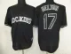 Colorado Rockies  #17 Todd Helton Black Fashion Jersey