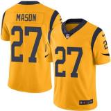 NFL Los Angeles Rams #27 Mason Yellow Vapor Limited Jersey