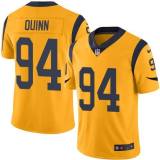 NFL Los Angeles Rams #94 Quinn Yellow Vapor Limited Jersey