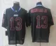New Nike New York Giants 13 Beckham jr Lights Out Black Elite Jerseys
