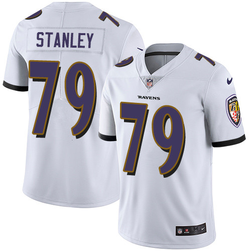 NFL Baltimore Ravens #79 Stanley White Vapor Limited Jersey