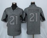 New Nike Arizona Cardinals 21 Peterson Gray Mens Stitched Gridiron Gray Limited Jersey