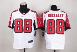 Nike Atlanta Falcons #88 Gonzalez White Elite Jersey