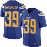 NFL San Diego Chargers #39 Woodhead Color Rush Limited Jersey
