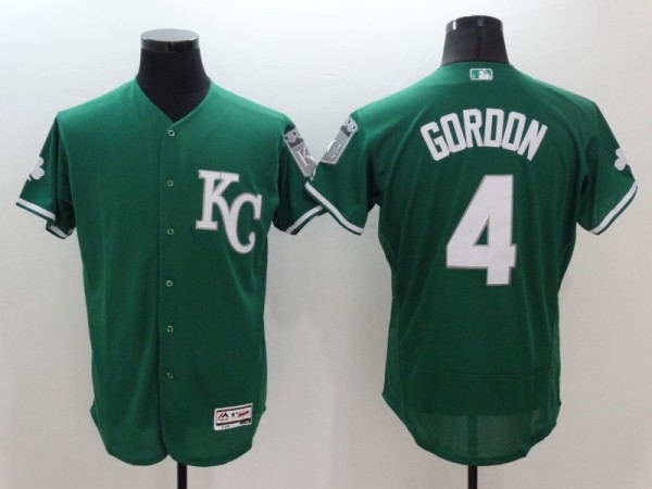 Majestics Kansas City Royals #4 Gordon Green Elite Jersey