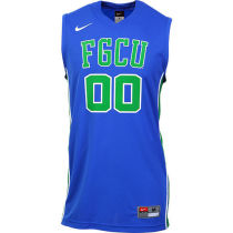 NCAA No. 00 Florida Gulf Coast Eagles Nike Replica Jersey  Royal Blue