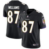 NFL Baltimore Ravens #87 Williams Black Vapor Limited Jersey