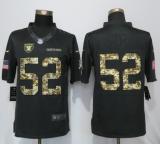 New Nike Oakland Raiders 52 Mack Anthracite Salute To Service Limited Jersey