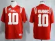 Ole Miss Rebels Eli Manning 10 College Football Jerseys-Red