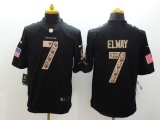 NEW Denver Broncos #7 Elway Black NFL Limited Salute to Service Jersey