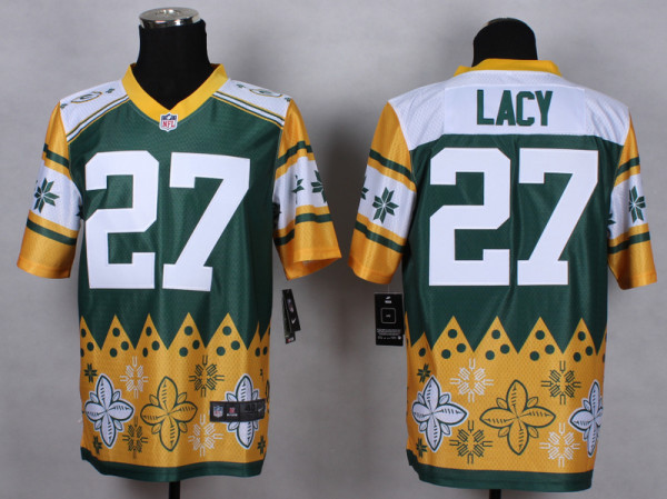 2015 Nike Green Bay Packers #27 Lacy New Style Noble Fashion elite jersey