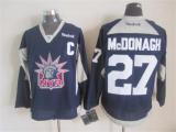 NHL New York Rangers #27 McDonagh Black Jersey