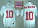 2013 BCS National Championship Alabama Crimson 10 McCarron White NCAA Football Jersey