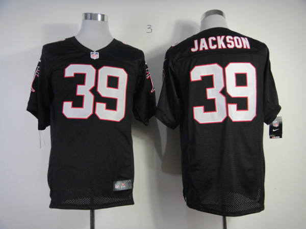 Nike Atlanta Falcons #39 Jackson Black Elite Jersey