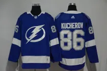 Adidas NHL Tampa Bay Lightning #86 Kucherov Blue Jersey