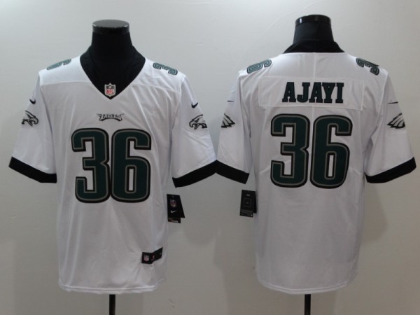 NFL Philadelphia Eagles #36 Ajayi White Vapor Limited Jersey