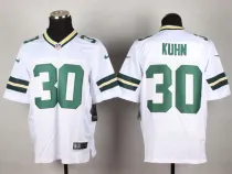 Nike Green Bay Packers #30 Kuhn White Elite Jersey