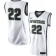 NCAA Michigan State Spartans Nike No. 22 Replica Master Jersey White