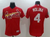 MLB St.Louis Cardinals #4 Molina Red Spring Training Jersey