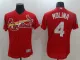 MLB St.Louis Cardinals #4 Molina Red Spring Training Jersey