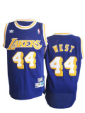 Los Angeles Lakers #44 Jerry West Blue Swingman Throwback NBA Jersey
