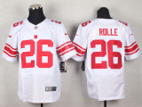 Nike New York Giants #26 Rolle White Elite Jersey