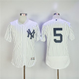 MLB New York Yankees #5 White Elite Jersey