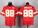 Nike Kansas City Chiefs #88 Gonzalez Red Elite Jersey