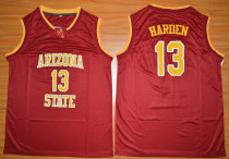 NCAA Arizona State Sun #13 Devils James Harden College Basketball Jersey Red
