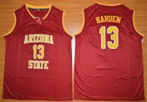 NCAA Arizona State Sun #13 Devils James Harden College Basketball Jersey Red